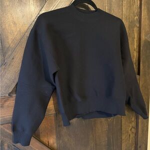 lululemon athletica Black scuba pullover